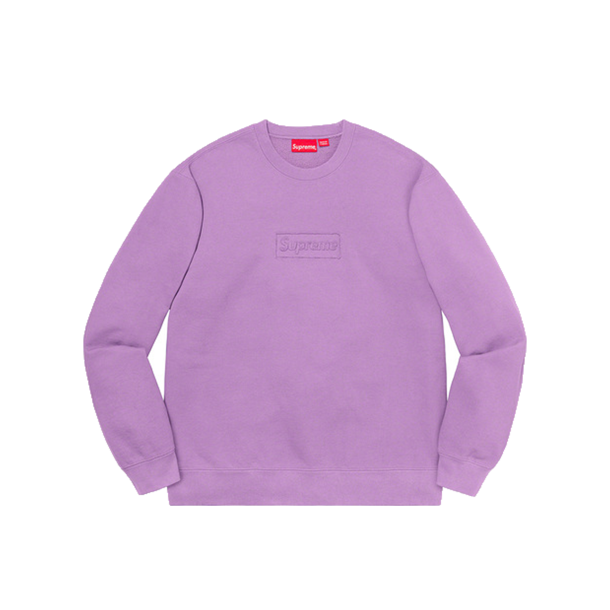 Supreme Cutout Logo Crewneck Violet (SS20) sneaker – authenticated on KLEKT