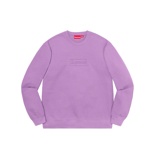 Supreme Cutout Logo Crewneck Violet (SS20)