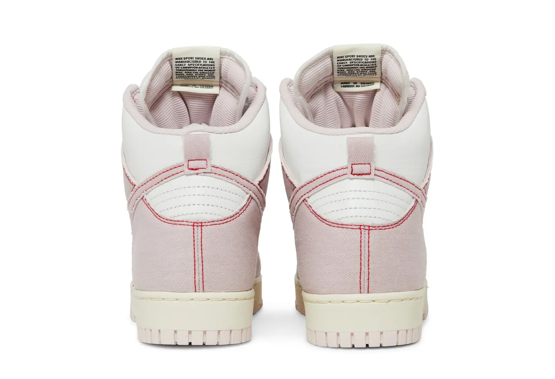 Nike Dunk High 1985 Pink Denim (2022) Summit White/Barely Rose sneaker – authenticated on KLEKT