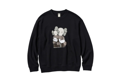 Kaws x Uniqlo UT GRAPHIC Sweatshirt Black (FW23)