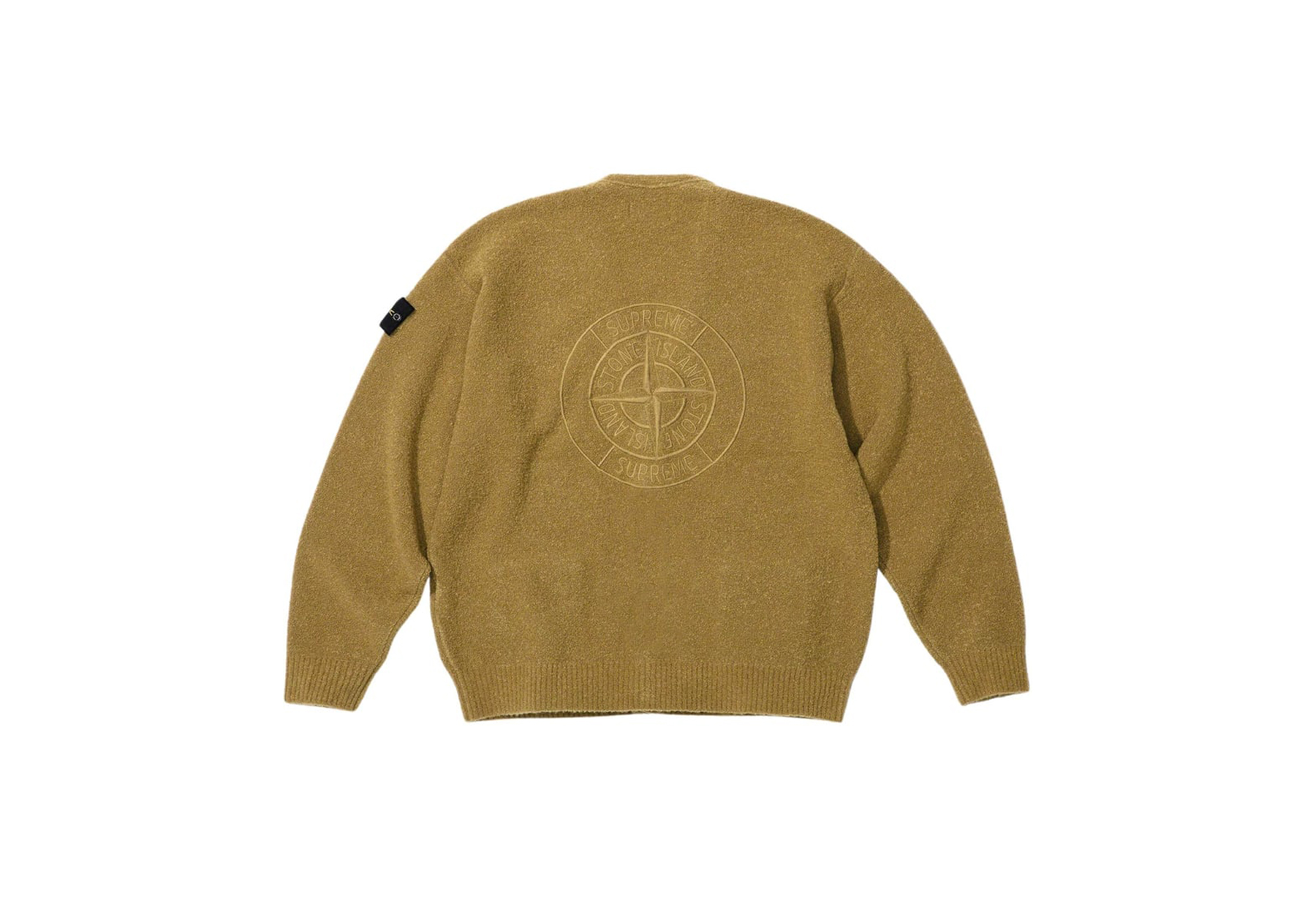 Supreme x Stone Island Bouclé Cardigan Olive (FW23) OLIVE sneaker – authenticated on KLEKT