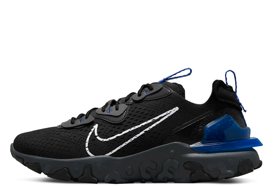 Nike React Vision Black Game Royal (2022) Black/Game Royal/Iron Grey/White sneaker – authenticated on KLEKT