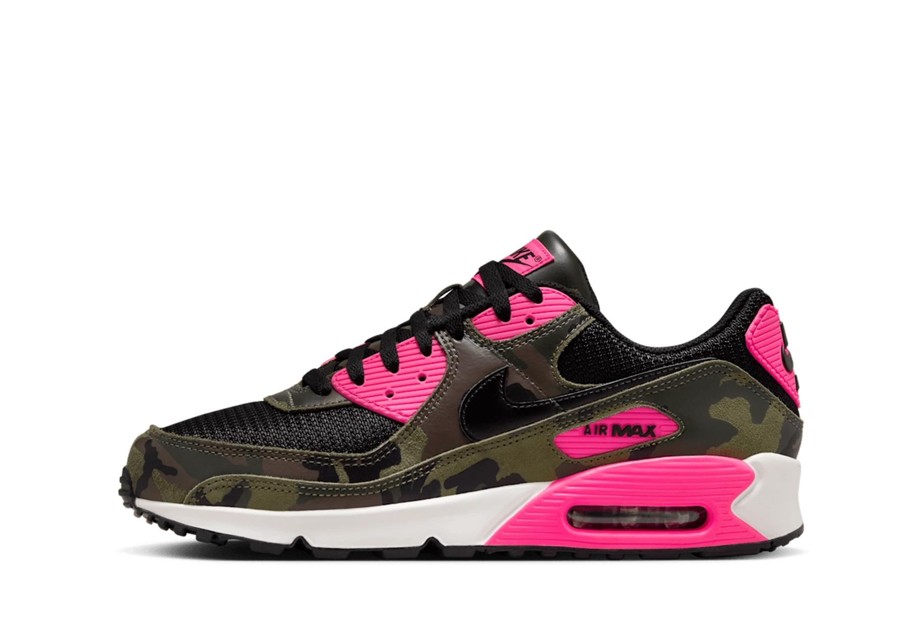 Nike Air Max 90 'Sequoia' - Camo Pack (2025) Sequoia/Hyper Pink/Phantom/Black sneaker – authenticated on KLEKT