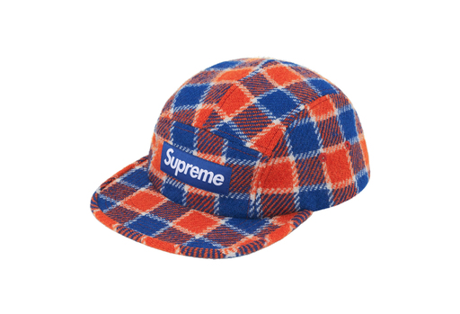 Supreme x Harris Tweed Camp Cap 'Red Plaid' (SS25) | Supreme | KLEKT
