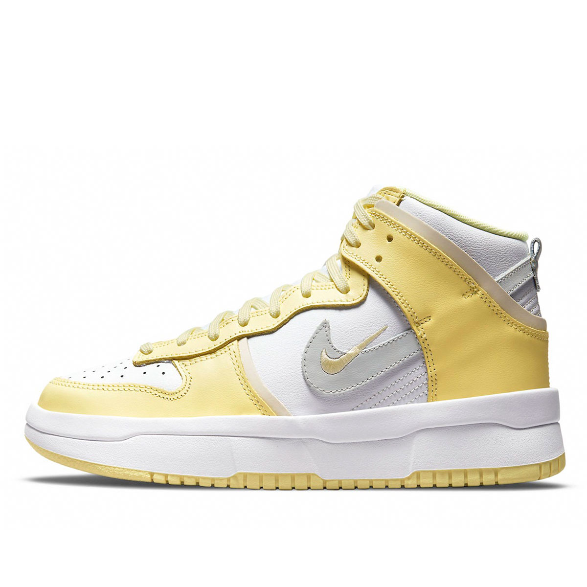 Nike WMNS Dunk High Up Light Lemon Yellow (2022) WHITE/PHOTON GRAY-LIGHT LEMON YELLOW-GREEN-COCONUT MILK WHITE sneaker – authenticated on KLEKT