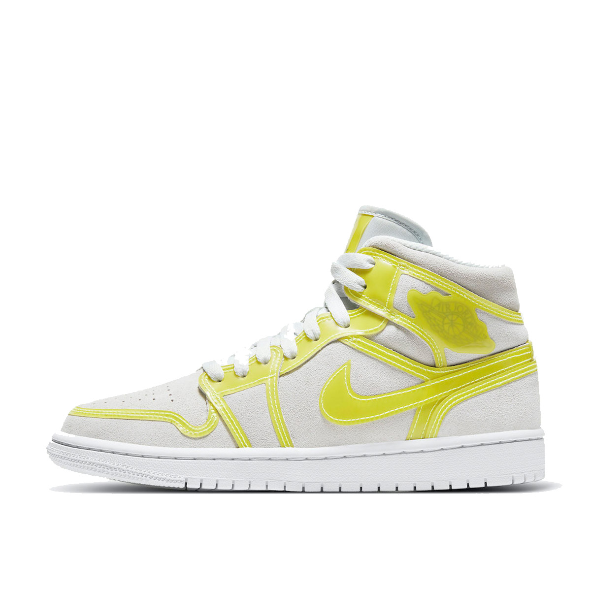 Air Jordan WMNS 1 Mid LX Opti Yellow (2021) Off-White/Opti Yellow-White sneaker – authenticated on KLEKT