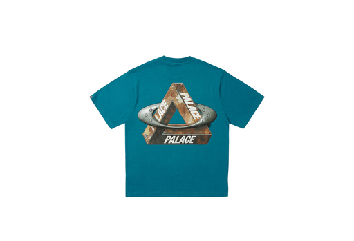 Palace x Oakley T-Shirt 'Petrol' (FW24) – authenticated on KLEKT