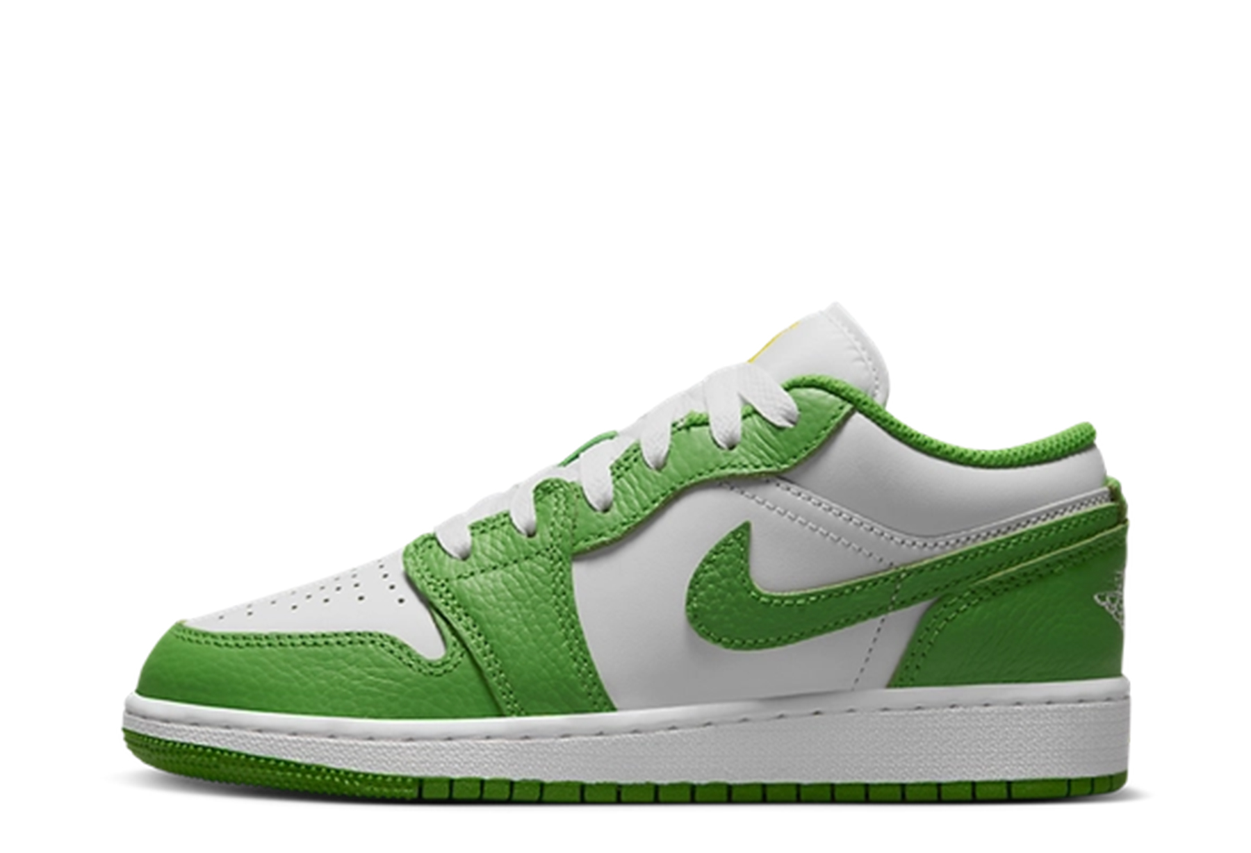 Air Jordan 1 Low GS 'Chlorophyll' (2024) White/Chlorophyll/Lightning sneaker – authenticated on KLEKT