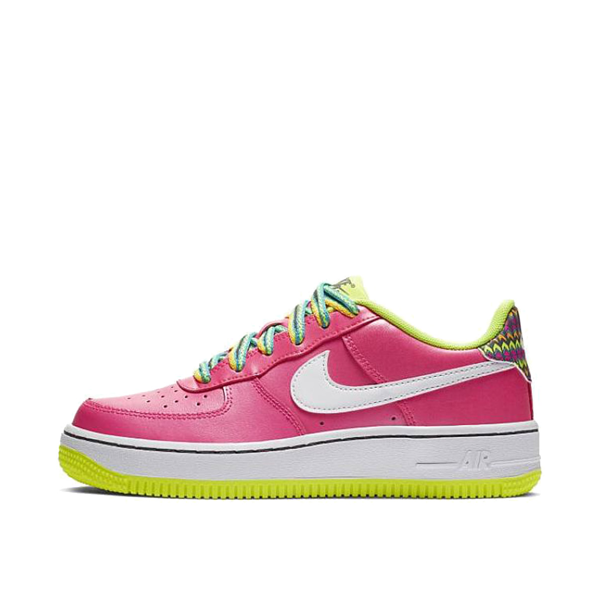 Nike Air Force 1 Low Pink Volt Aqua (GS) (2020) PINK BLAST/VOLT/ORACLE AQUA/WHITE sneaker – authenticated on KLEKT
