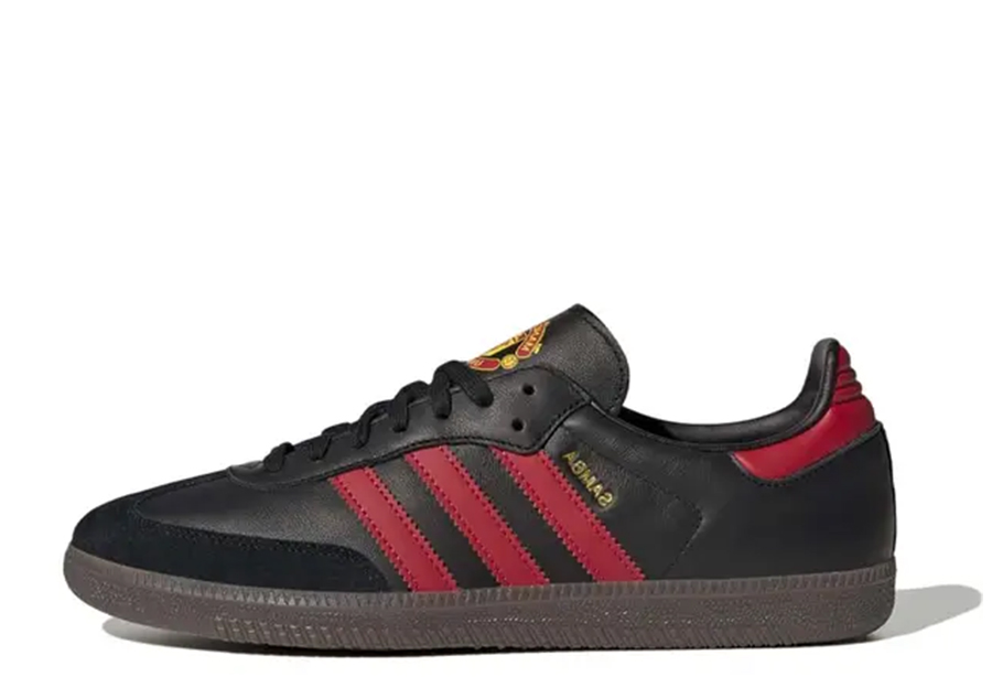 Adidas Samba Manchester United (2022) CORE BLACK/ REAL RED/ GUM sneaker – authenticated on KLEKT