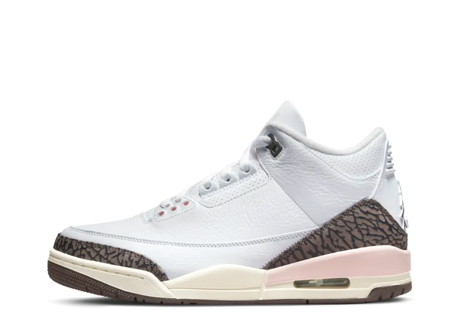 Air Jordan 3 Retro WMNS 'Dark Mocha' WHITE/DARK MOCHA-ATMOSPHERE-SAIL sneaker – authenticated on KLEKT