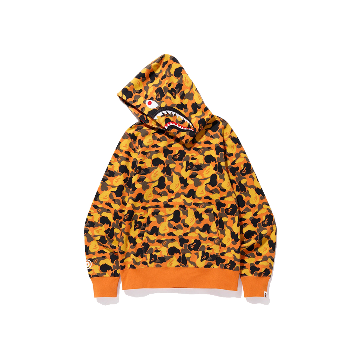 Bape x XO The Weeknd Bape Camo Shark Hoodie Pullover Orange (FW18) Camo/Orange sneaker – authenticated on KLEKT