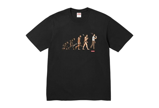 Supreme Evolution Tee 'Black' (SS26) – authenticated on KLEKT
