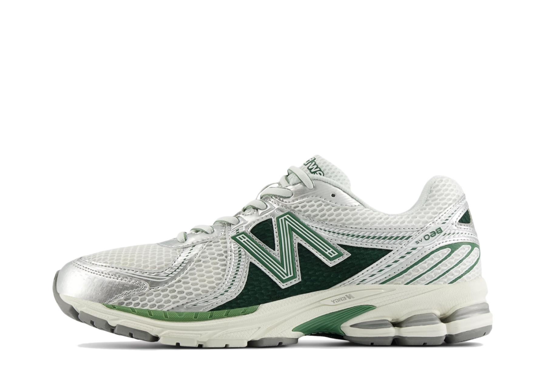 New Balance 860v2 'Mallard Green' - Northern Lights Pack (2024) Silver/Mallard Green/Metallic Silver sneaker – authenticated on KLEKT