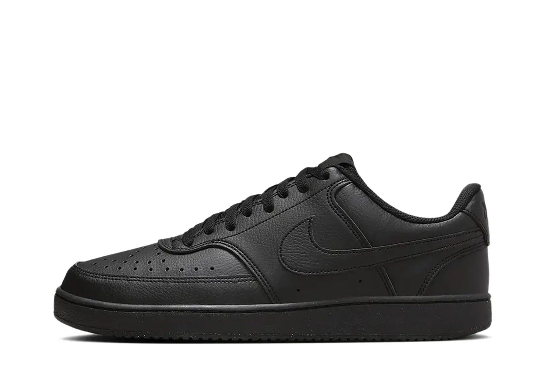 Nike Court Vision Low 'Next Nature Triple Black' (2024) BLACK sneaker – authenticated on KLEKT