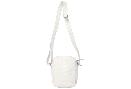 Supreme x Nike Leather Shoulder Bag 'White' (SS25)