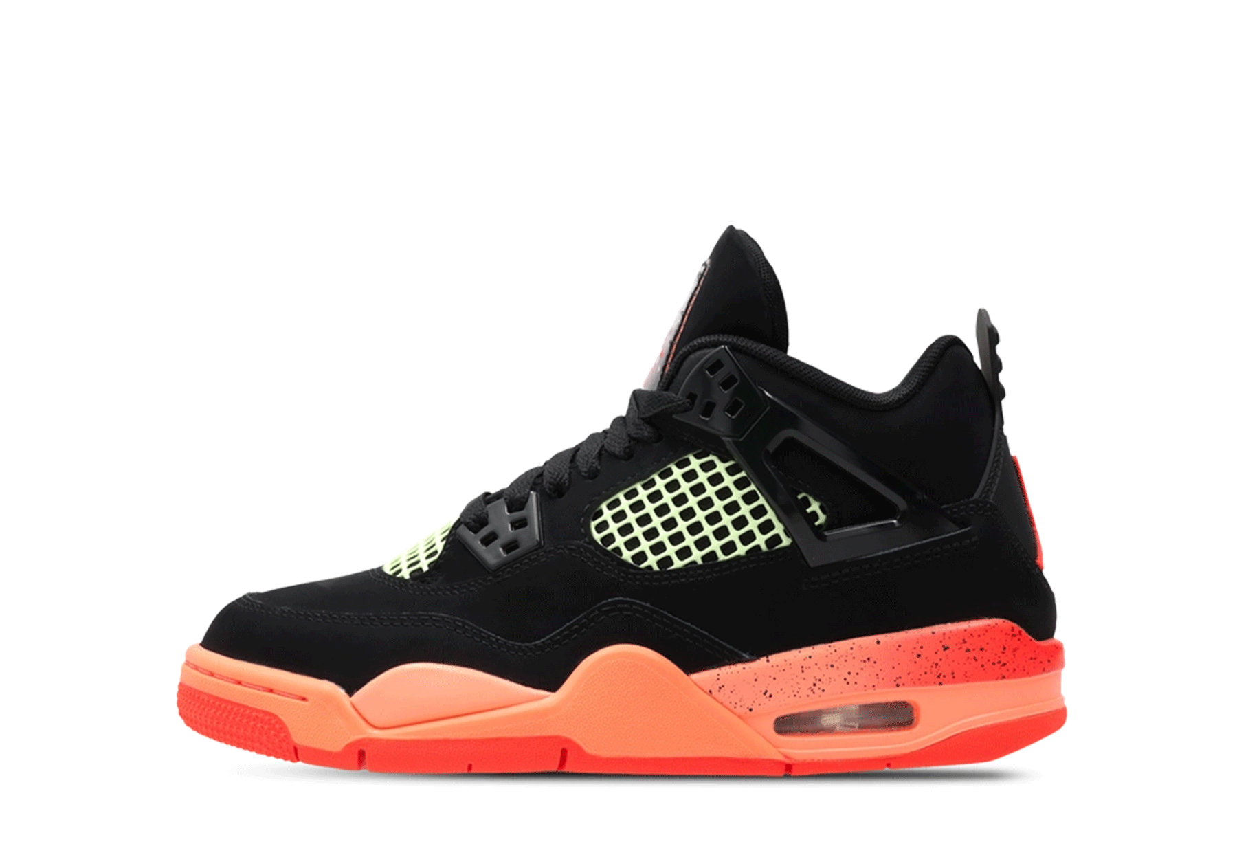 Air Jordan 4 Retro GS 'Infrared 23' (2026) Black/Infrared 23/Bright Mango/Barely sneaker – authenticated on KLEKT