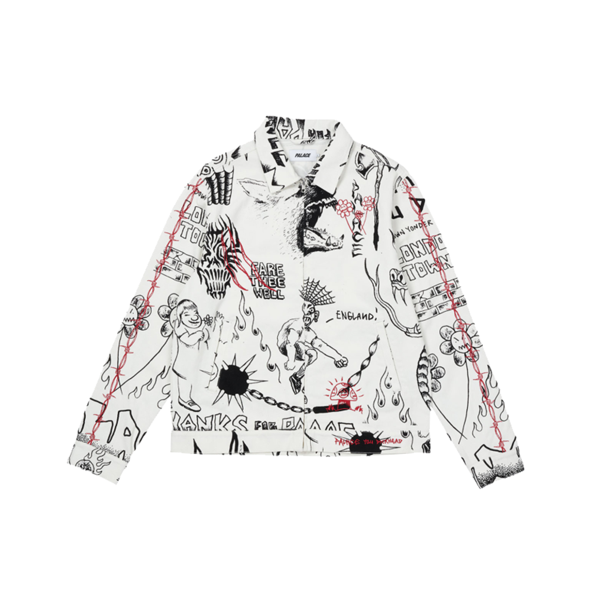 Palace x Lotties Head Gas Jacket White (SS21) WHITE sneaker – authenticated on KLEKT