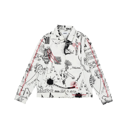 Palace x Lotties Head Gas Jacket White (SS21)