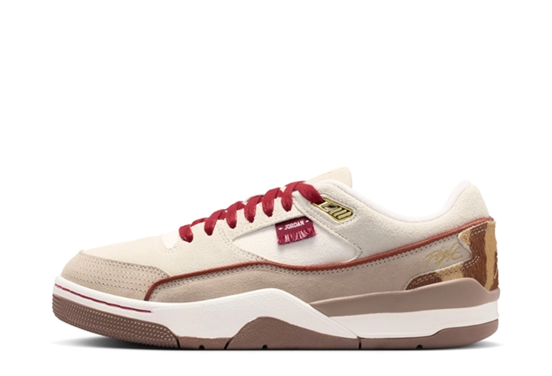 Air Jordan Flight Court SE 'Year Of The Horse' (2026) Sail/Sail/Dusty Peach/Metallic Gold sneaker – authenticated on KLEKT