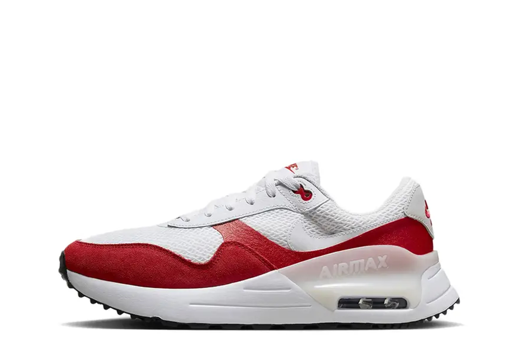 Nike Air Max SYSTM White University Red (2023) WHITE/UNIVERSITY RED sneaker – authenticated on KLEKT