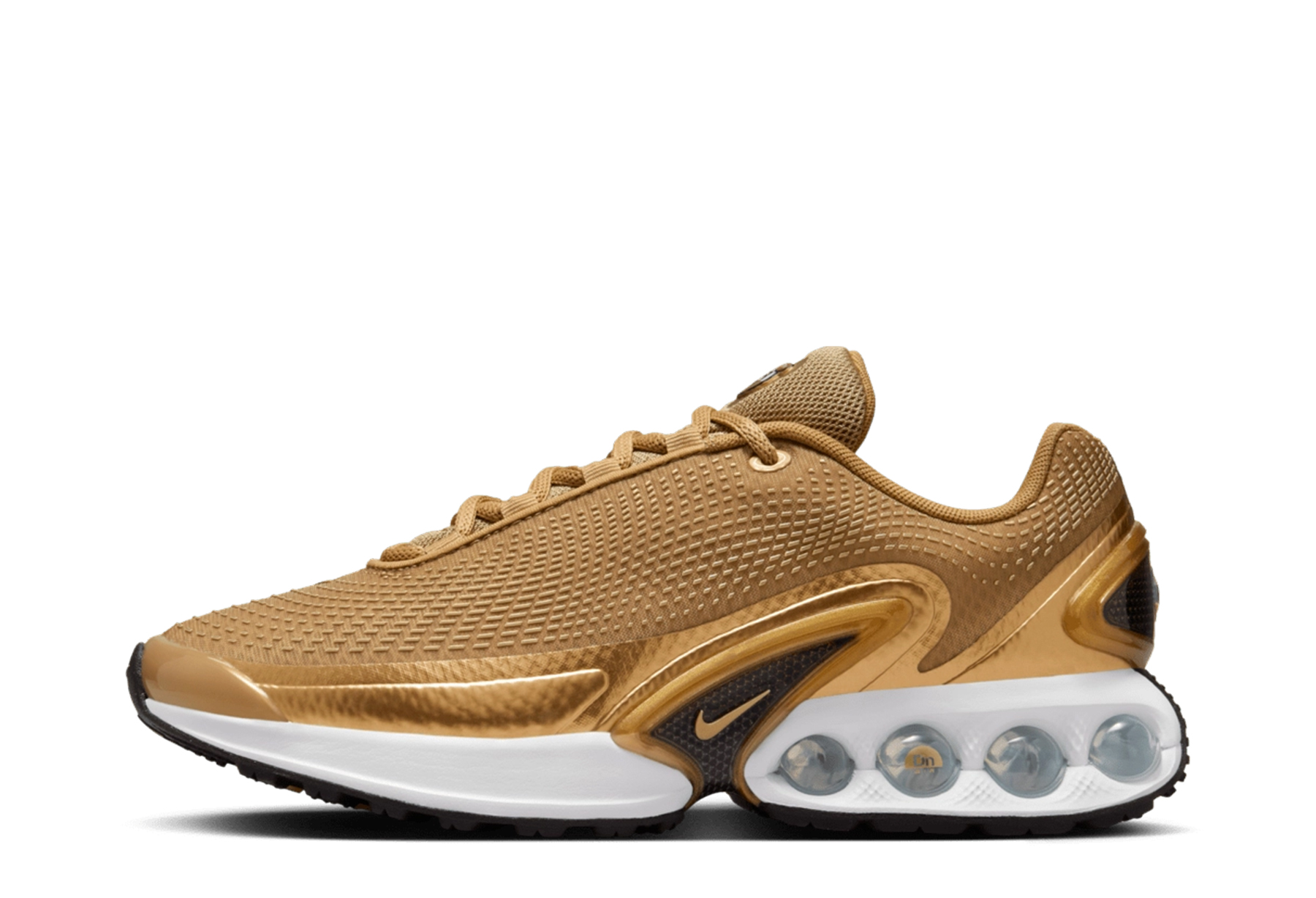 Nike Air Max DN WMNS 'Golden Bullet' (2024) Metallic Gold/Black/White/Metallic Gold sneaker – authenticated on KLEKT