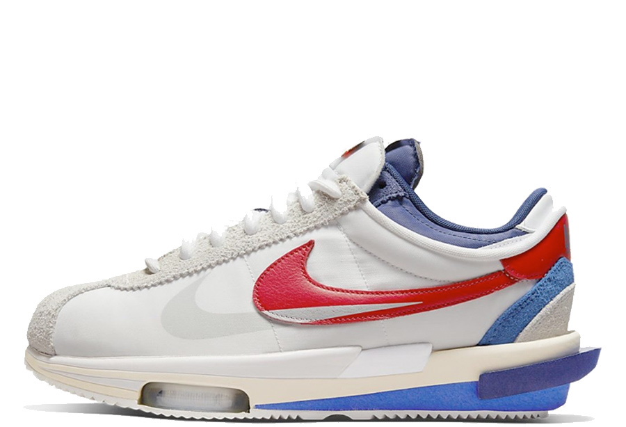 Nike Cortez x sacai 4.0 OG White/Light Cream/University Red sneaker – authenticated on KLEKT