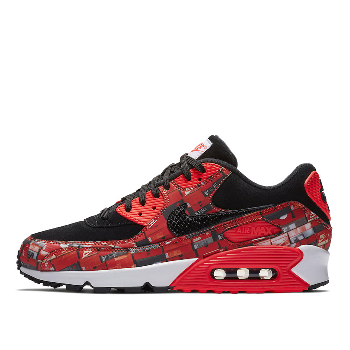 Nike x Atmos Air Max 90 'We Love Nike' Box Pack (Bright Crimson) (2018) sneaker – authenticated on KLEKT