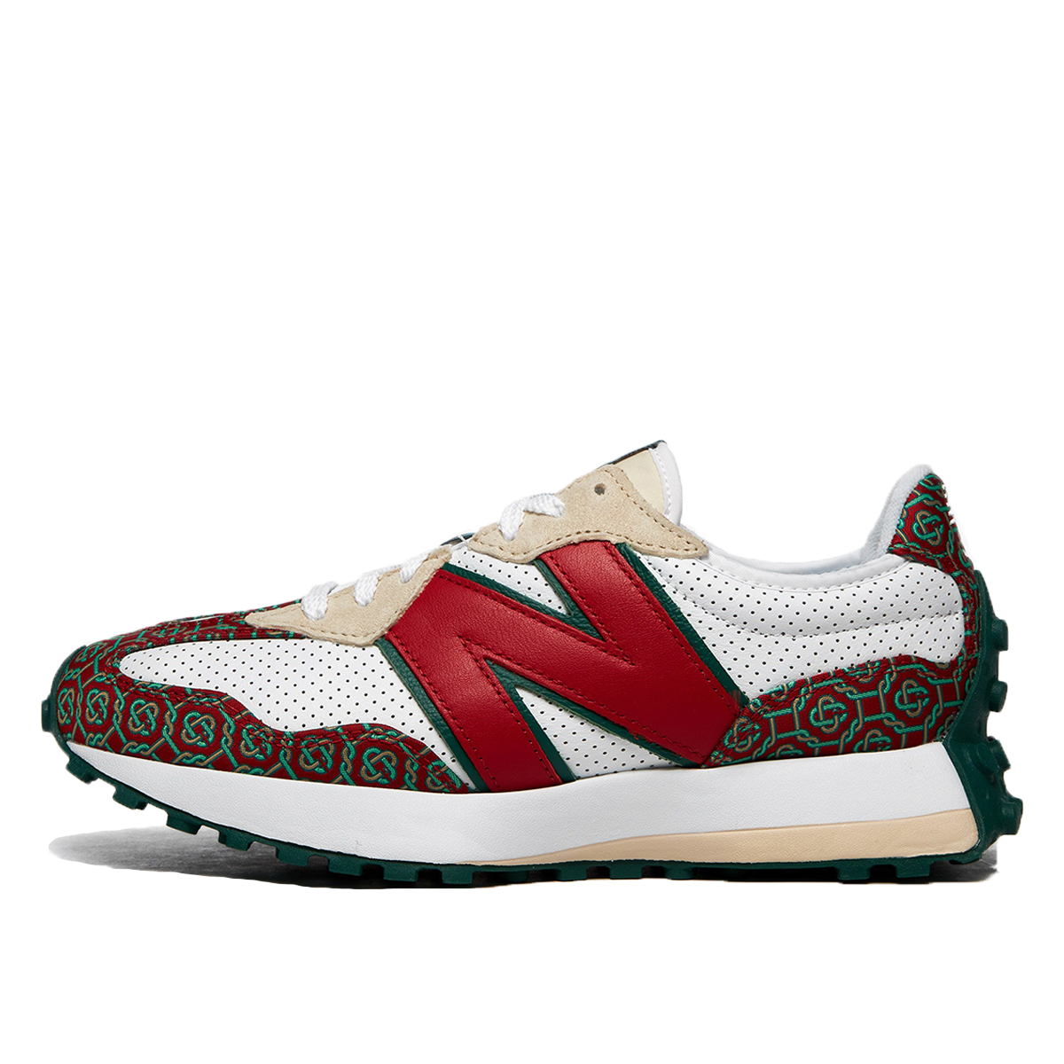 New Balance x Casablanca 327 Red (2021) RED/WHITE/JAQUARD sneaker – authenticated on KLEKT