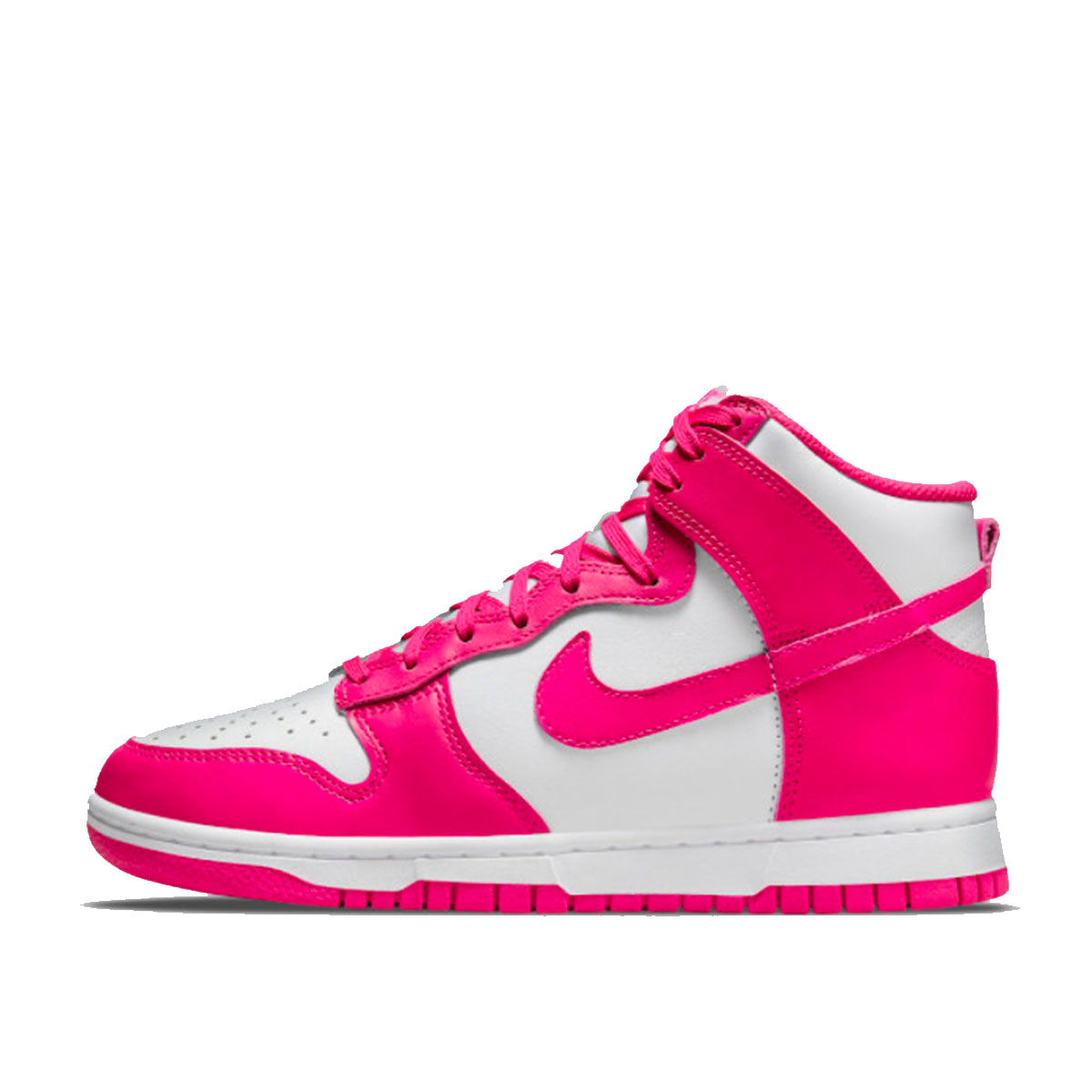 Nike Dunk High WMNS 'Pink Prime' (2021) WHITE/PINK PRIME sneaker – authenticated on KLEKT