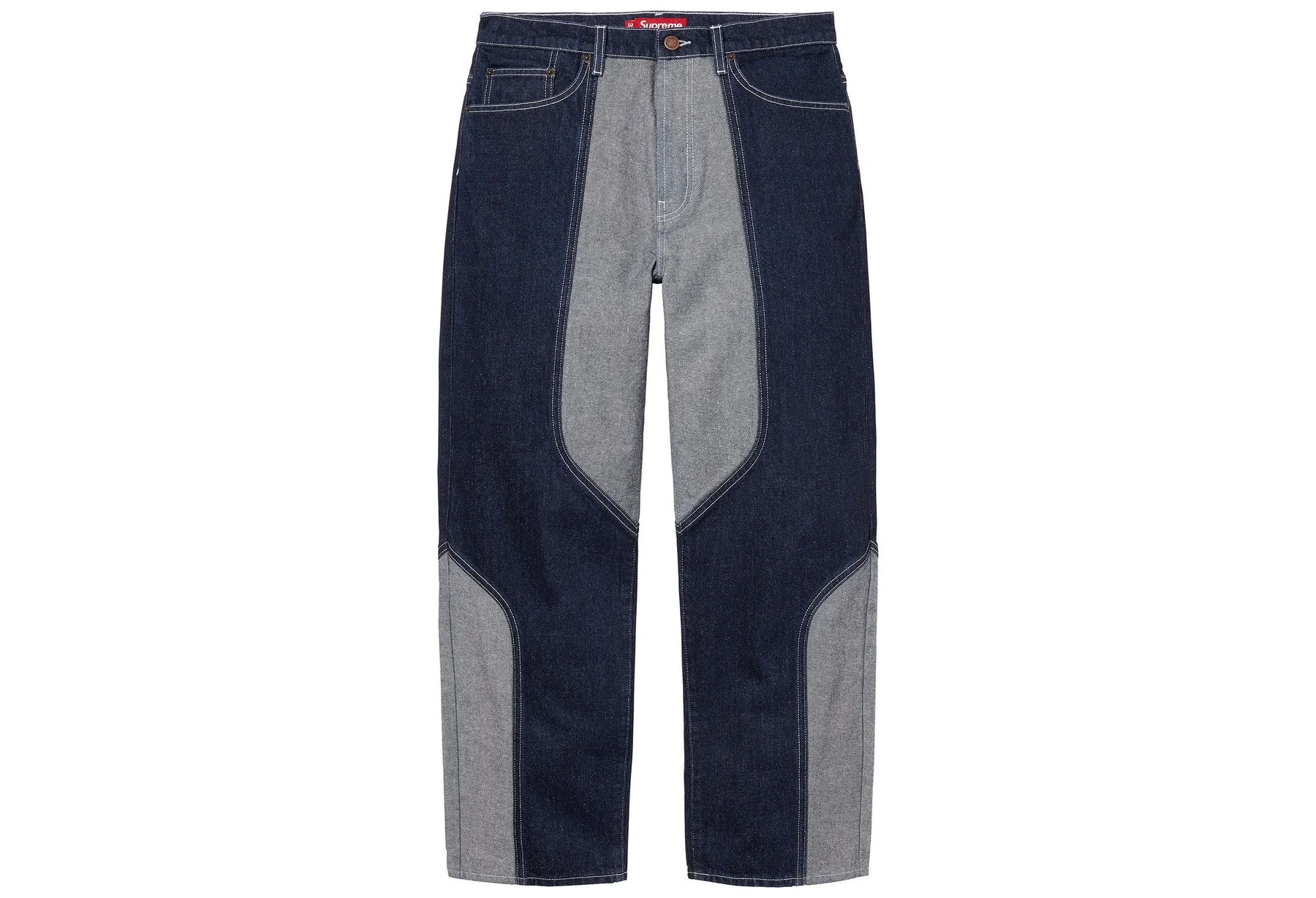 Supreme 2-Tone Paneled Baggy Jean 'Black' (FW24) BLACK sneaker – authenticated on KLEKT