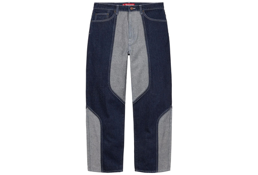 Supreme 2-Tone Paneled Baggy Jean 'Black' (FW24)