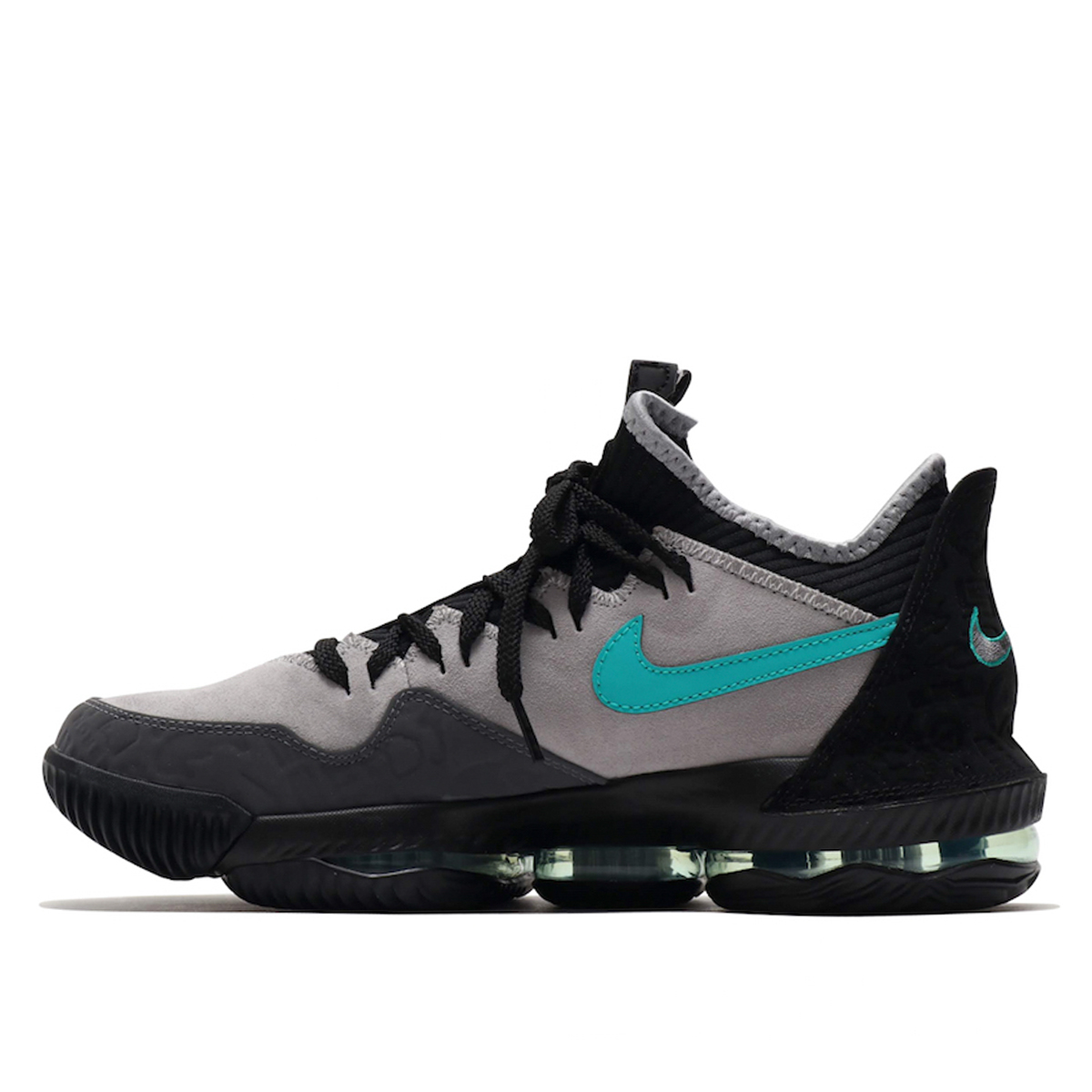 Nike x atmos LeBron XVI 16 Low 'Clear Jade' (2019) Black / Grey / Green sneaker – authenticated on KLEKT
