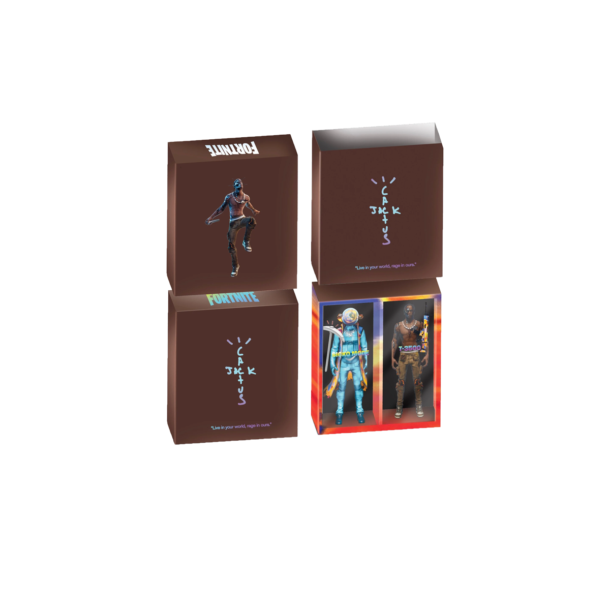 Travis Scott For Fortnite 12" Action Figure Duo Set (2020) sneaker – authenticated on KLEKT