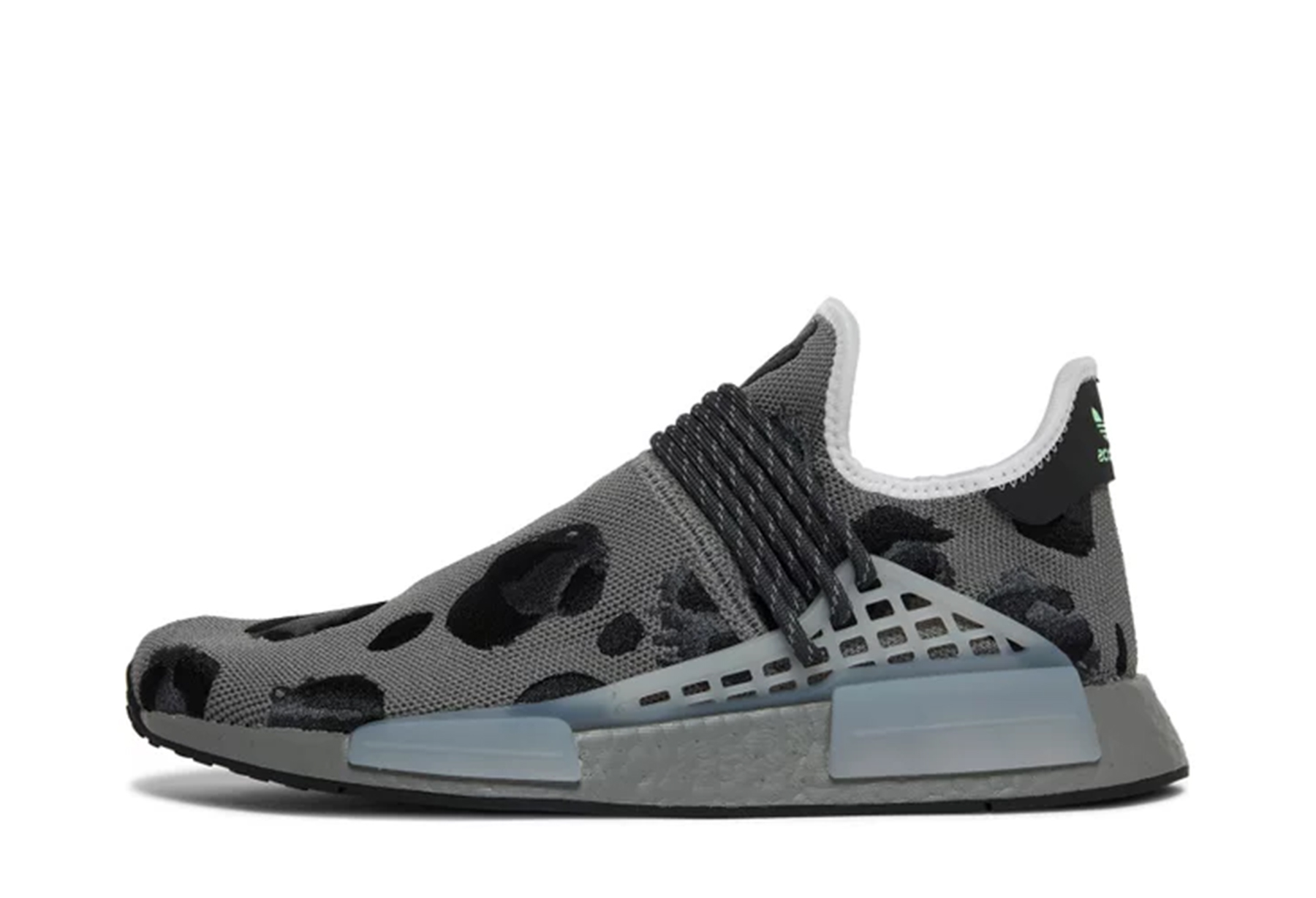 Adidas x Pharrell NMD Hu 'Animal Print Ash Grey' (2022)  ASH/MGH SOLID GREY/CORE BLACK sneaker – authenticated on KLEKT