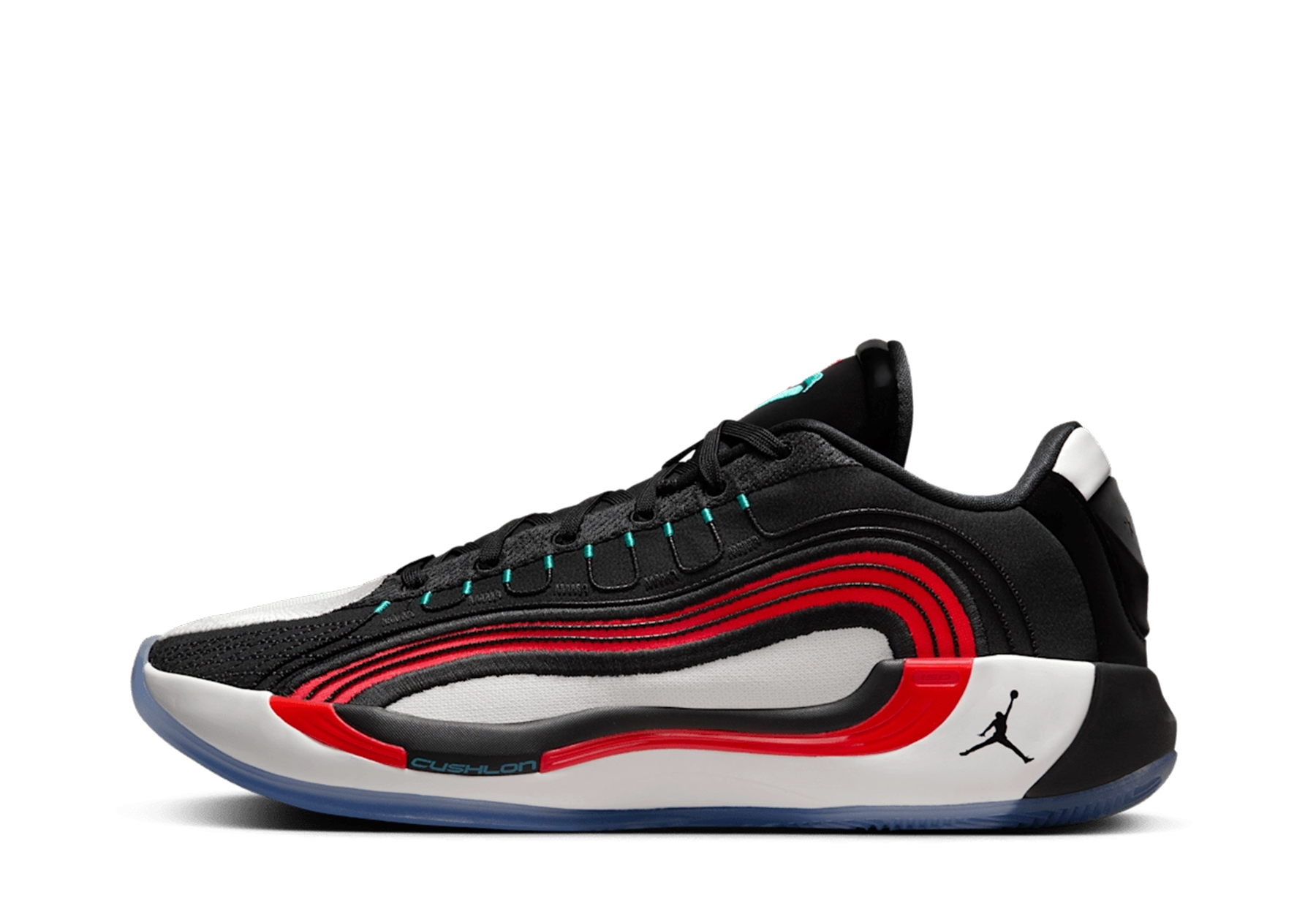 Air Jordan Luka 4 'Bloodline' (2025) Black/Summit White/Anthracite/Bright Crimson sneaker – authenticated on KLEKT