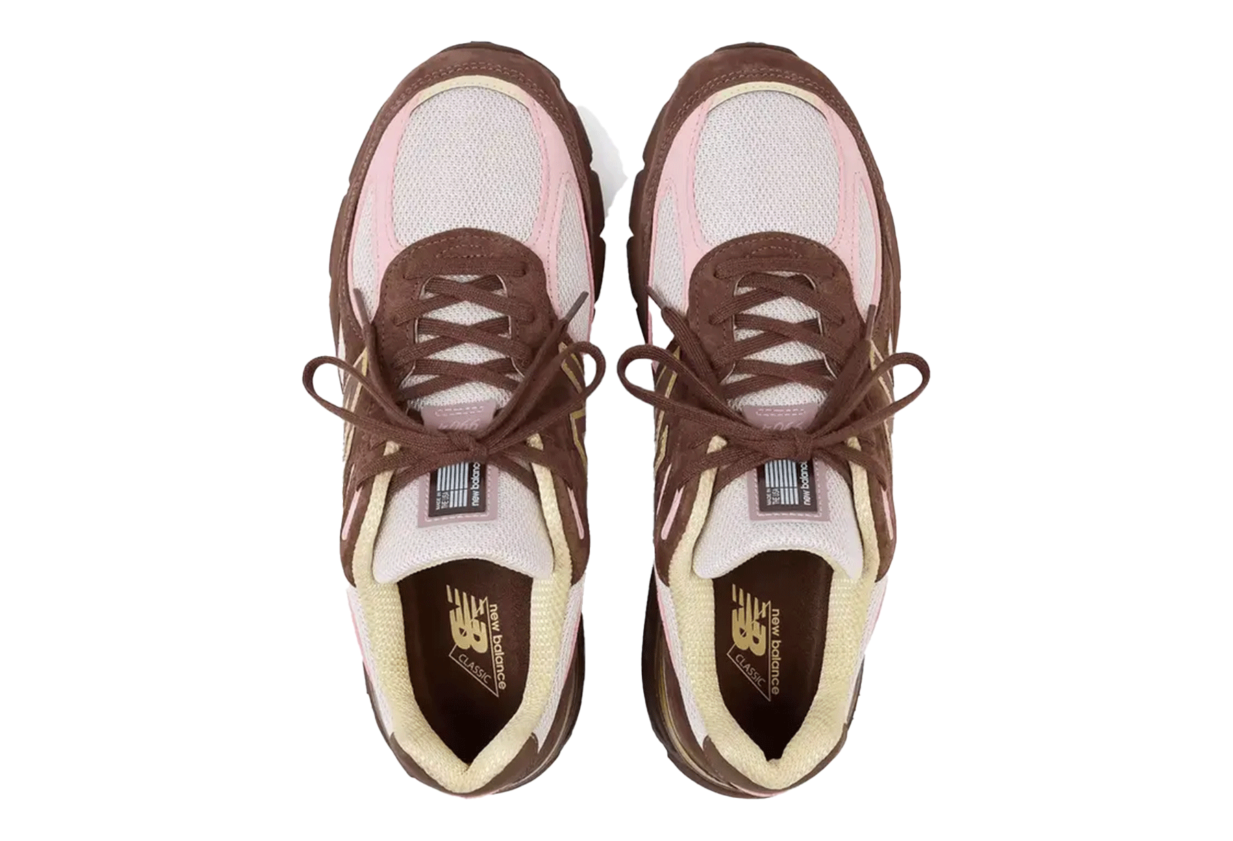 New Balance 990v4 Made in USA 'Pumpernickel' (2026) Pumpernickel/Pink Chalk sneaker – authenticated on KLEKT
