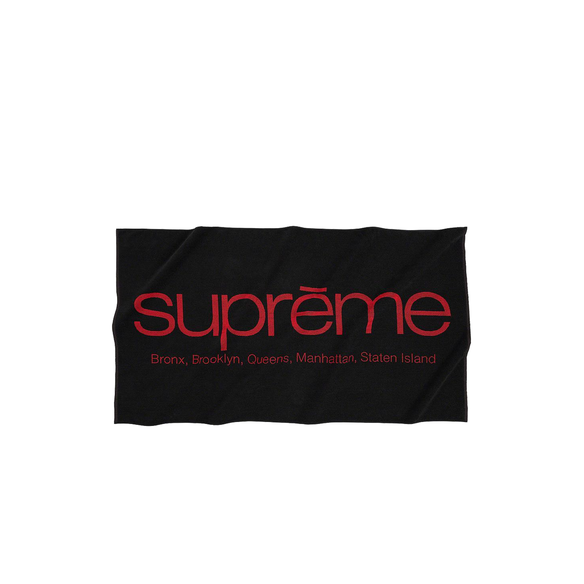 Supreme Five Boroughs Towel Black (SS21) BLACK sneaker – authenticated on KLEKT