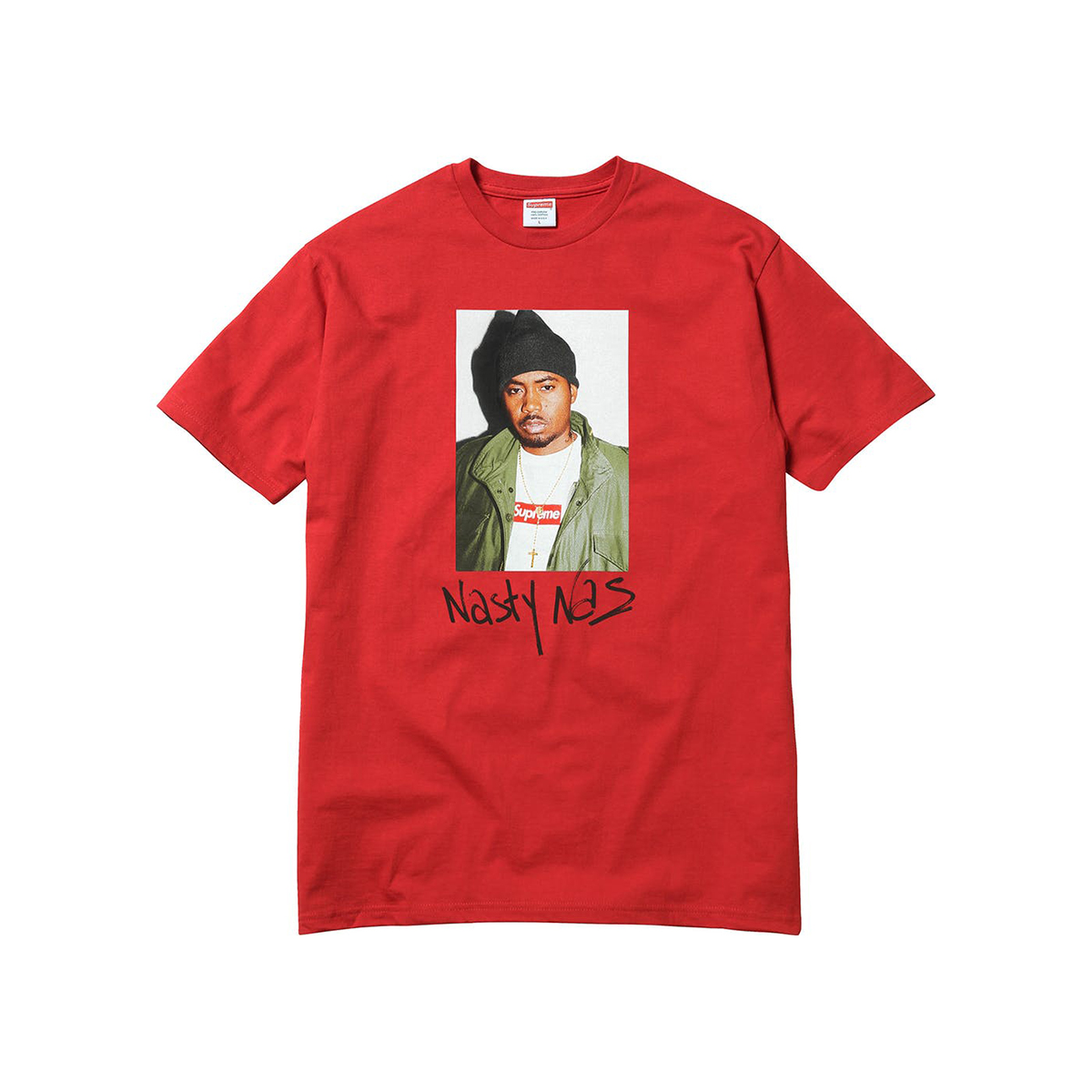 Supreme Nas T-Shirt Tee Red (FW17) sneaker – authenticated on KLEKT