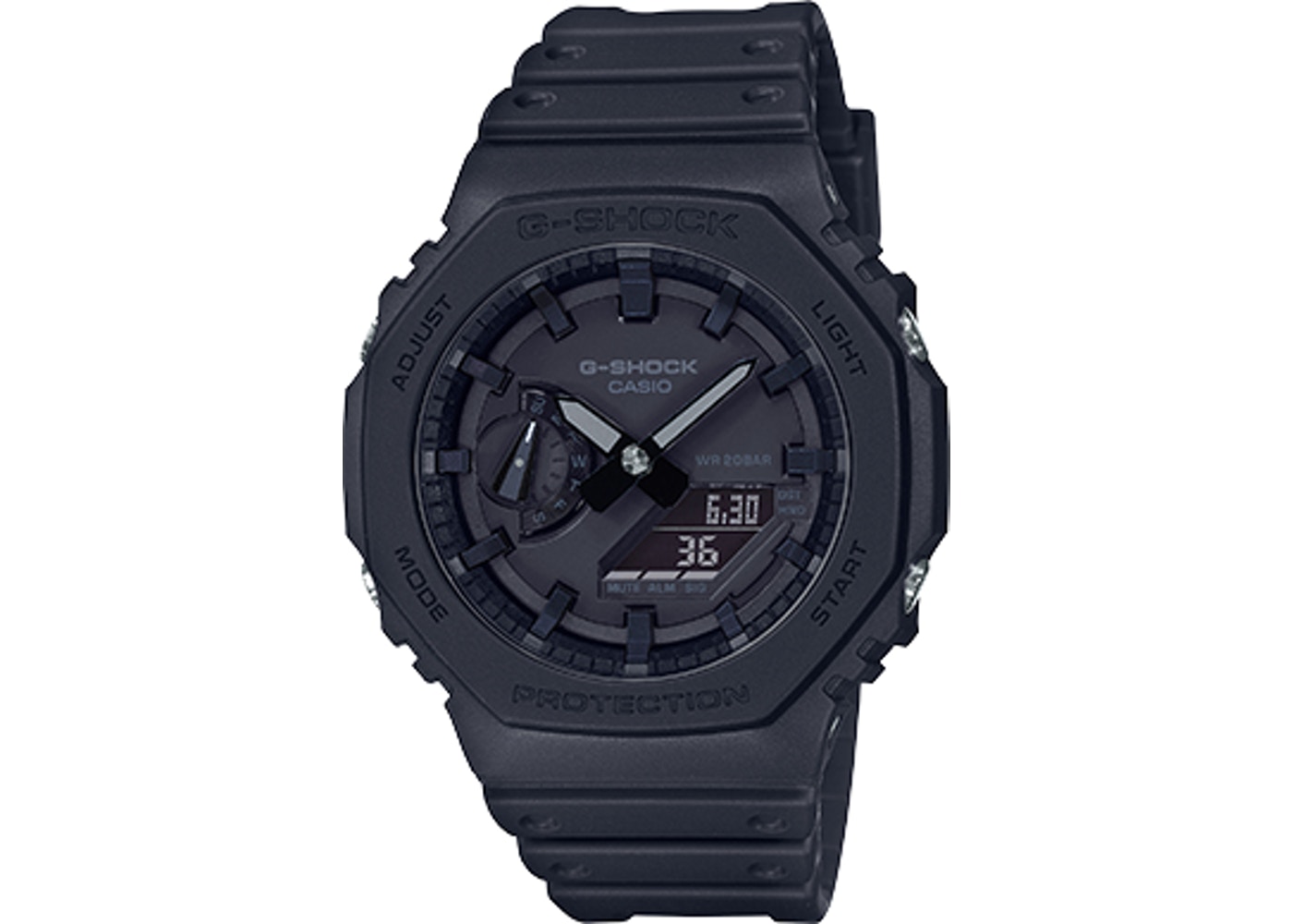Casio Casio G-Shock GA2100-1A1 - 45mm in Resin Black sneaker – authenticated on KLEKT