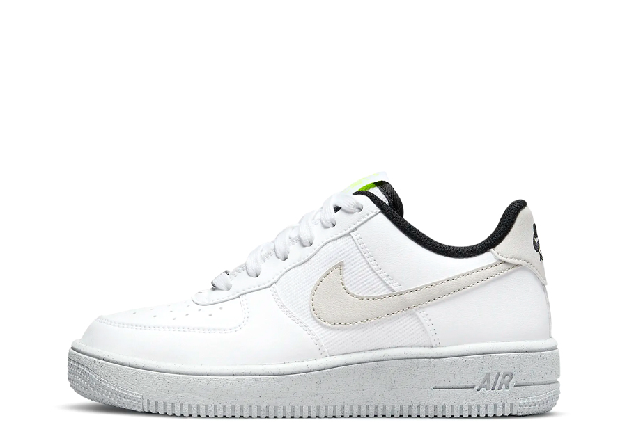Nike Air Force 1 GS Crater Next Nature White Light Bone (2022) White/Volt/Black/Light Bone sneaker – authenticated on KLEKT