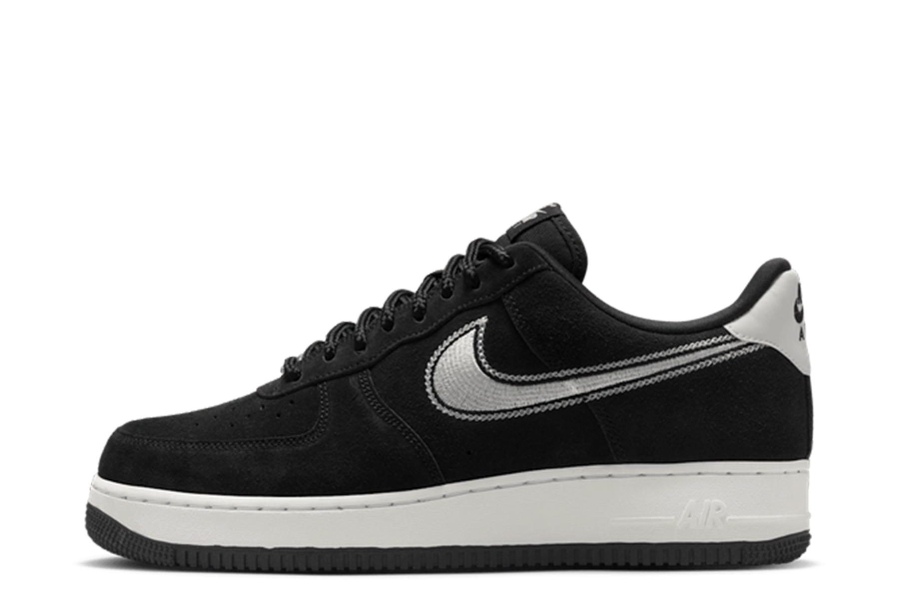 Nike Air Force 1 '07 LV8 'Black' (2025) BLACK/SAIL sneaker – authenticated on KLEKT