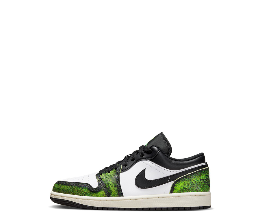Air Jordan 1 Low SE GS Electric Green (2022) Black/White/Sail/Electric Green sneaker – authenticated on KLEKT