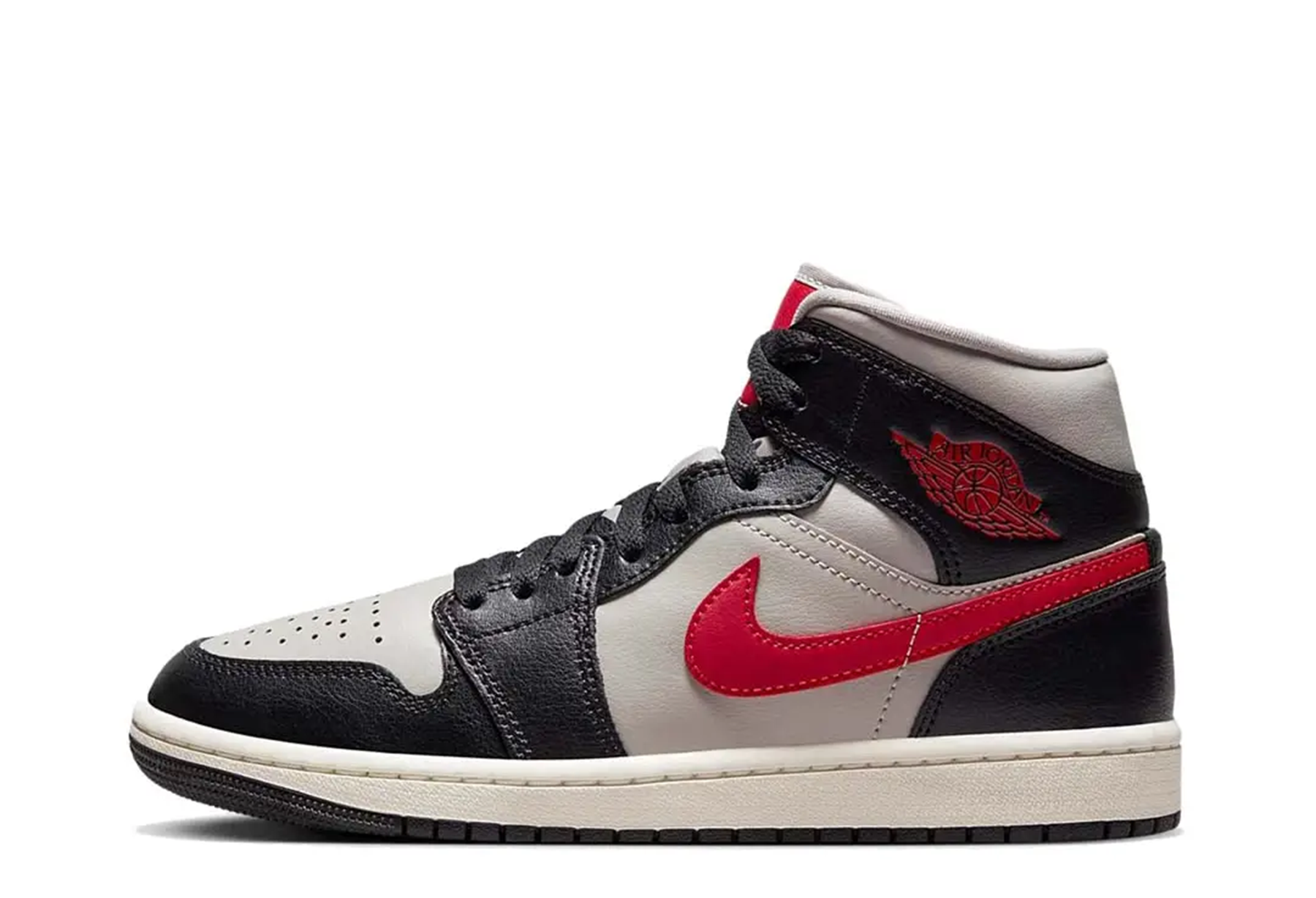 Air Jordan 1 Mid WMNS 'Black & College Gray' (2023) BLACK/GREY sneaker – authenticated on KLEKT