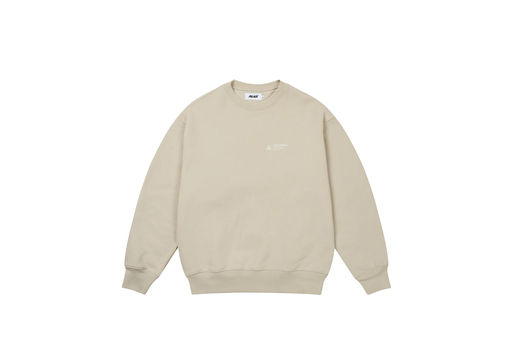 Palace Shop Locator Crew 'Stoney Grey' (FW25)