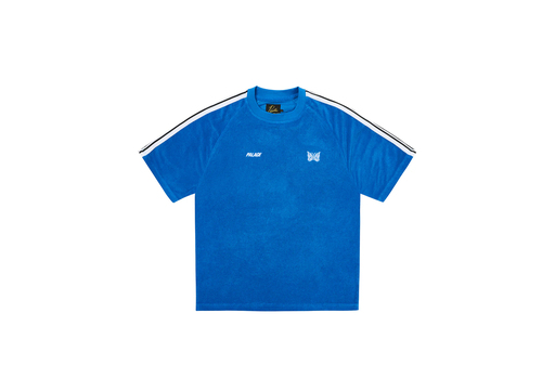 Palace x Needles Towelling T-Shirt 'Blue' (FW24)