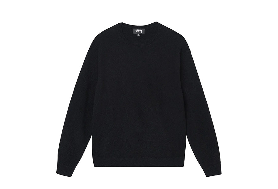 Stussy Gothic Sweater Black (FW22) BLACK sneaker – authenticated on KLEKT
