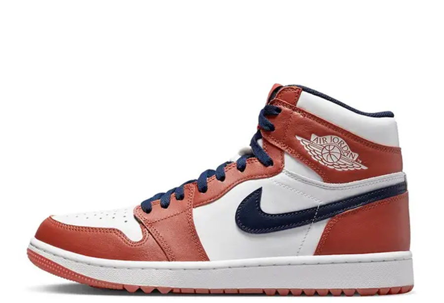 Air Jordan x Eastside Golf 1 Golf High Burnt Sunrise (2022) BURNT SUNRISE/MIDNIGHT NAVY-WHITE-METALLIC GOLD sneaker – authenticated on KLEKT