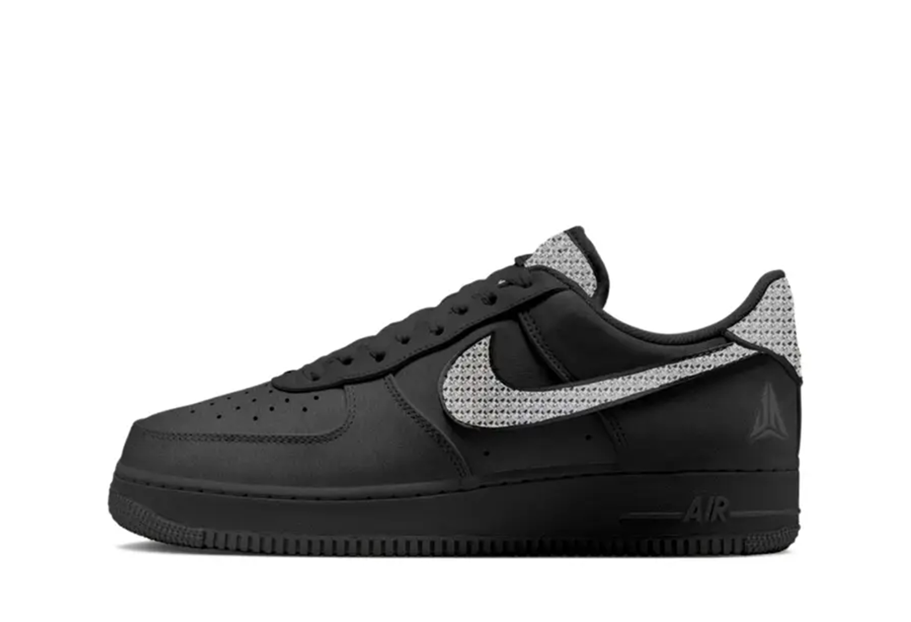 Nike x Ja Morant Air Force 1 Low Swarovski 'Black' (2025) BLACK sneaker – authenticated on KLEKT