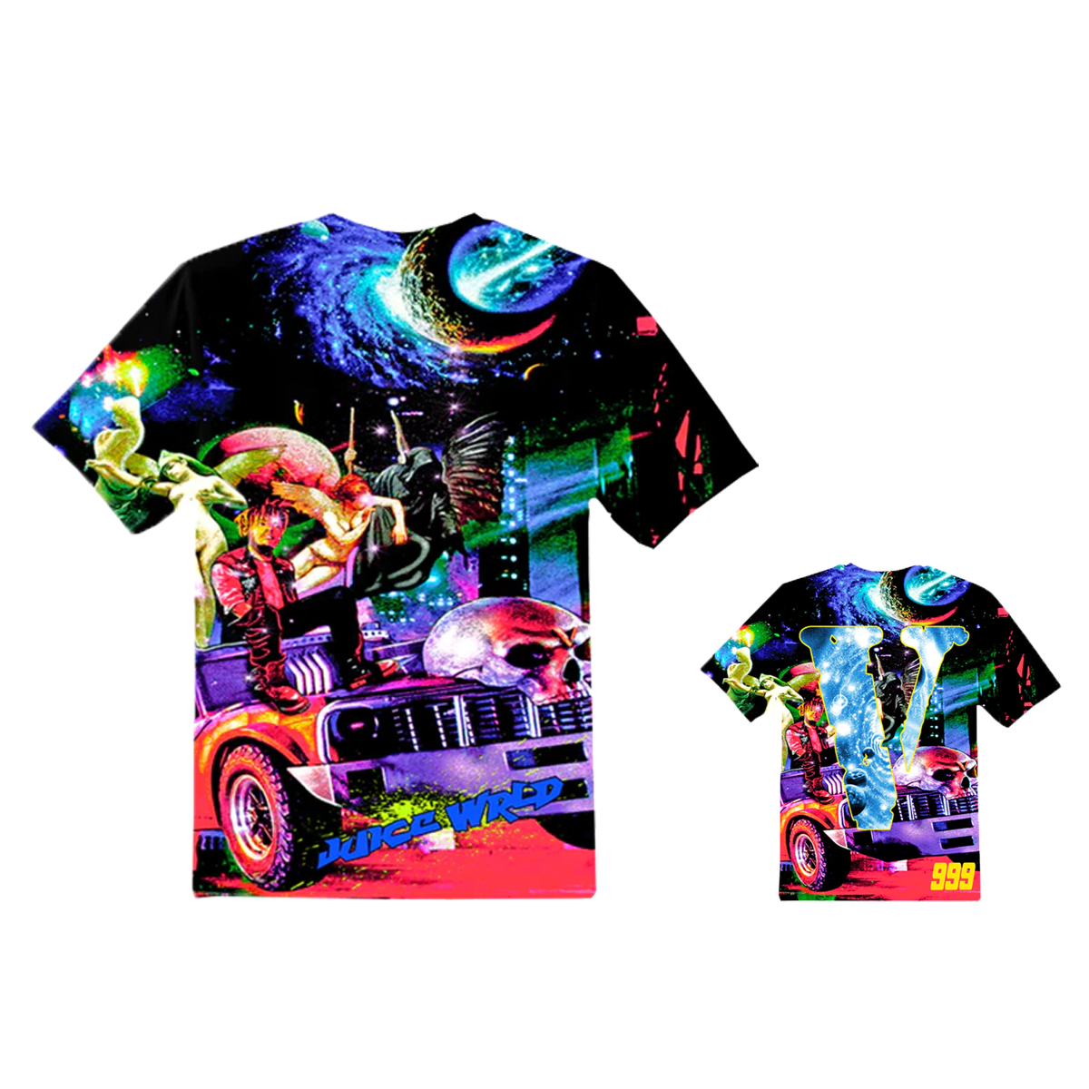 Brands Other x Vlone Cosmic T-Shirt Black (SS20) BLACK/MULTI-COLOUR sneaker – authenticated on KLEKT